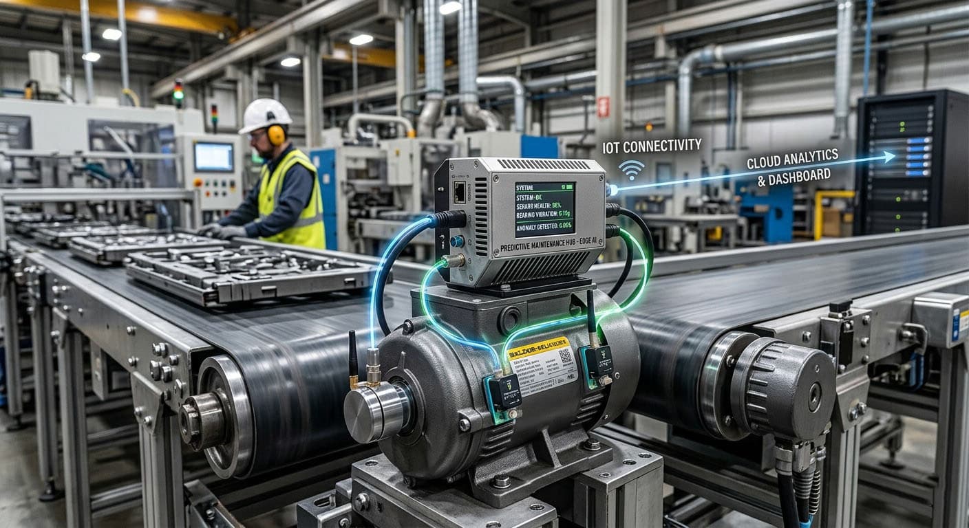 Industrial Predictive Maintenance System with Edge AI